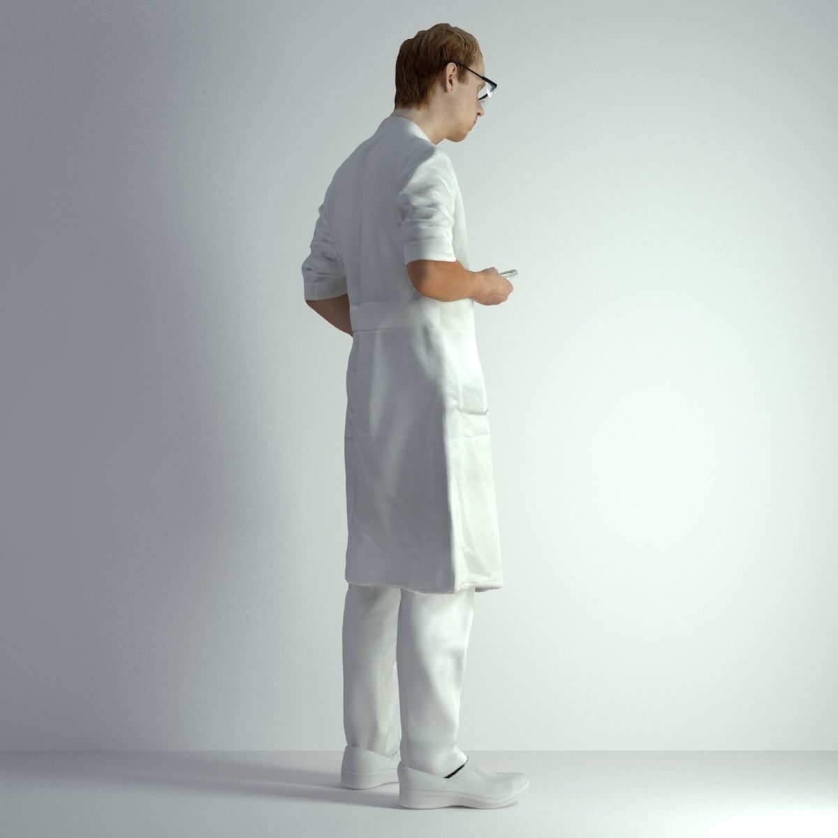 3D Scan Man Scientist 025 3D model_18