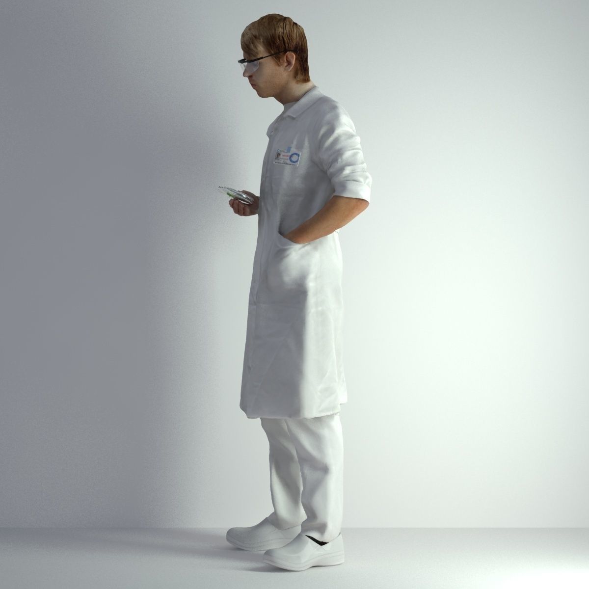 3D Scan Man Scientist 025 3D model_35