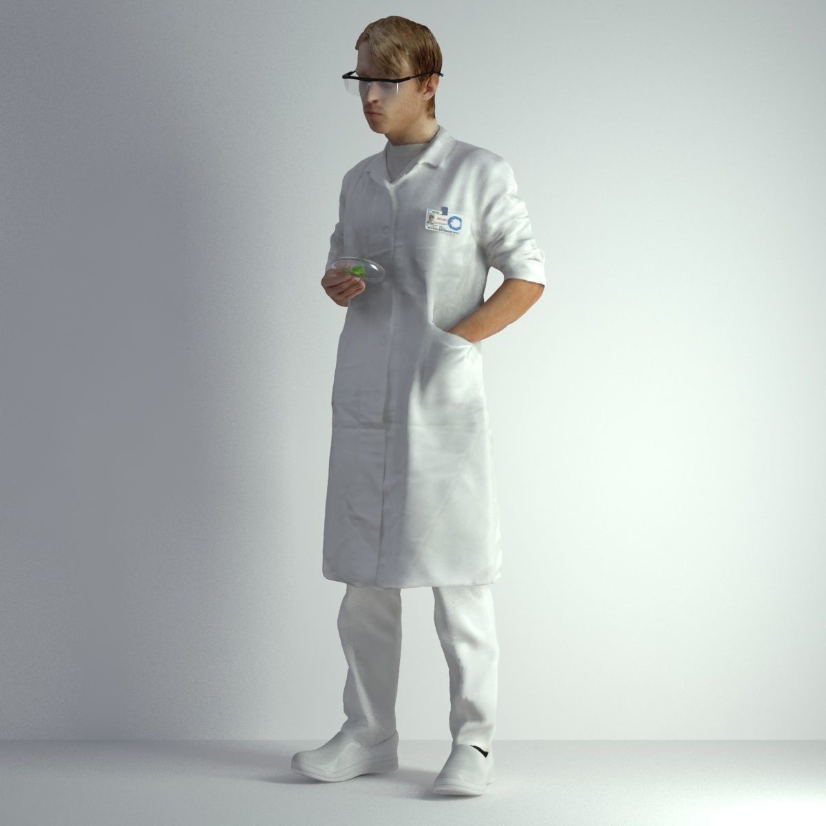 3D Scan Man Scientist 025 3D model_39