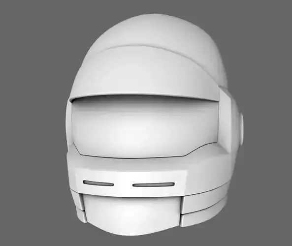 Sci-Fi Helmet Base Mesh 02