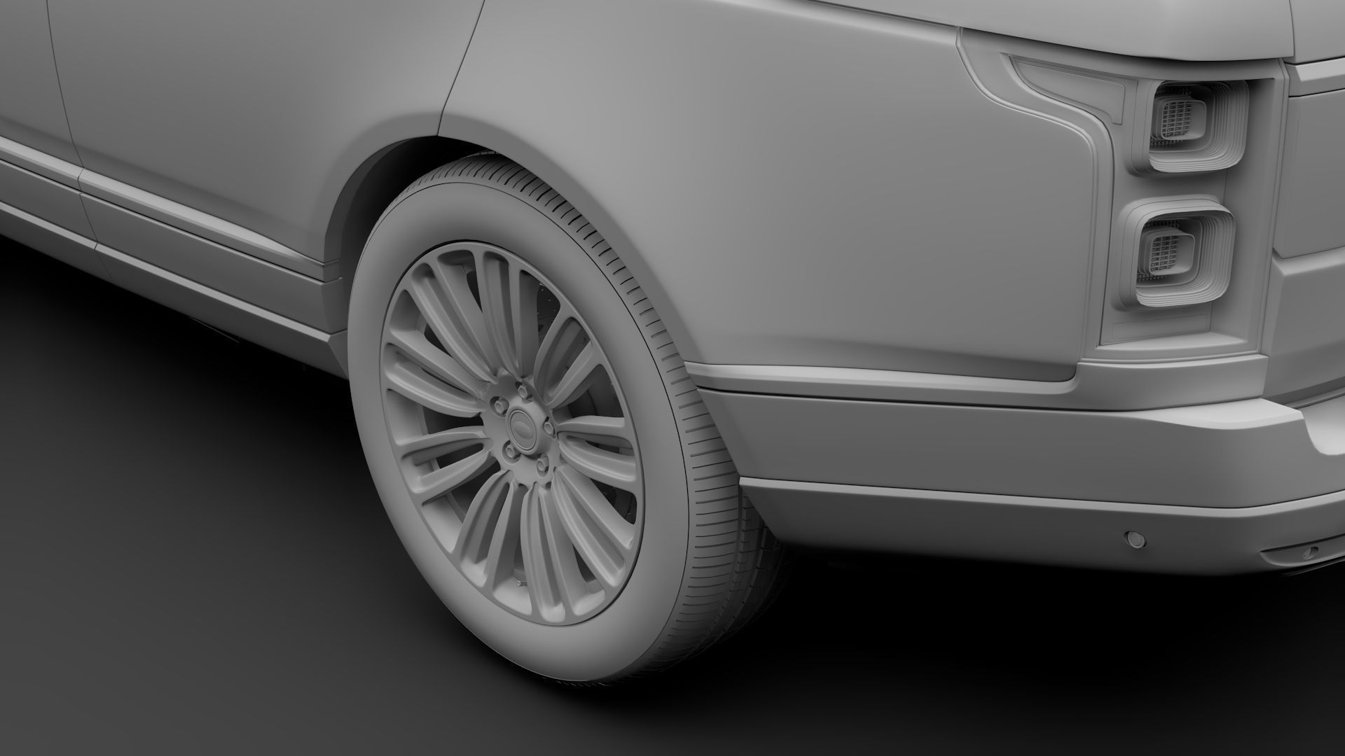 Range Rover Autobiography Hybrid L405 2018 3D model_15