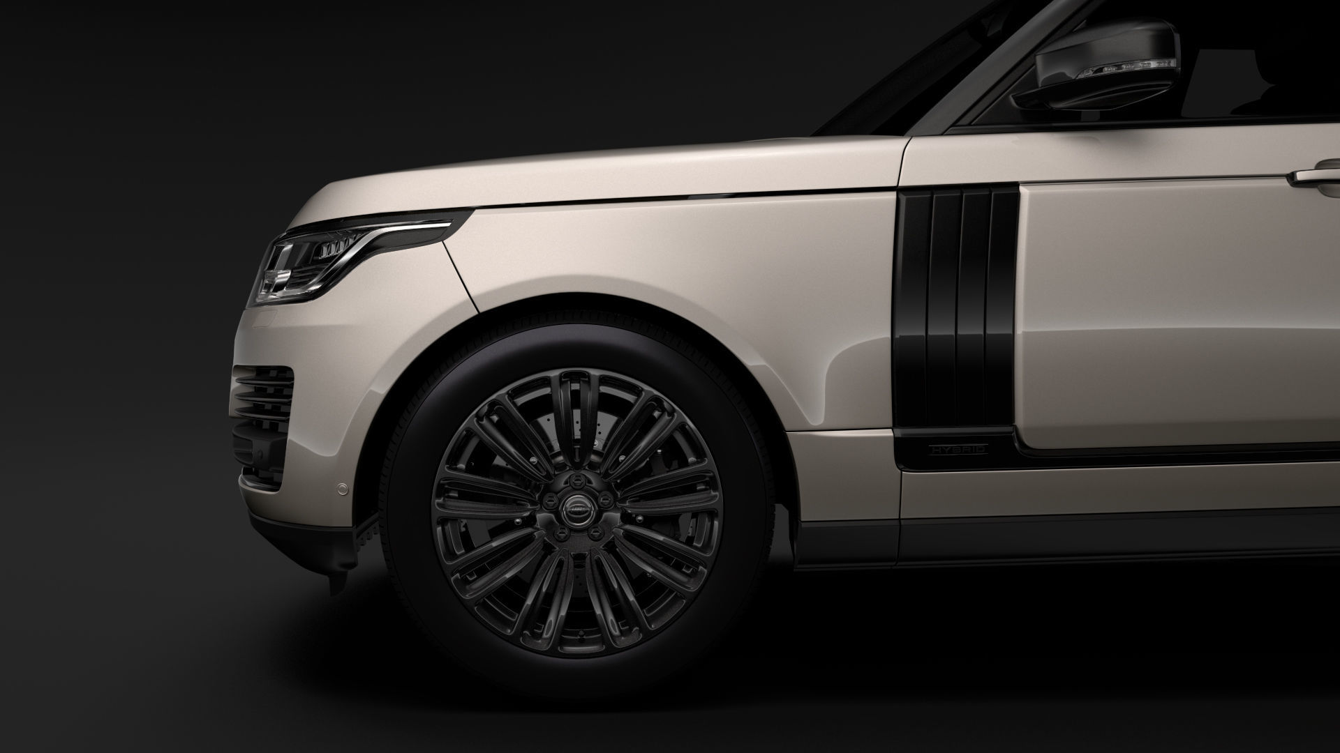 Range Rover Autobiography Hybrid L405 2018 3D model_9