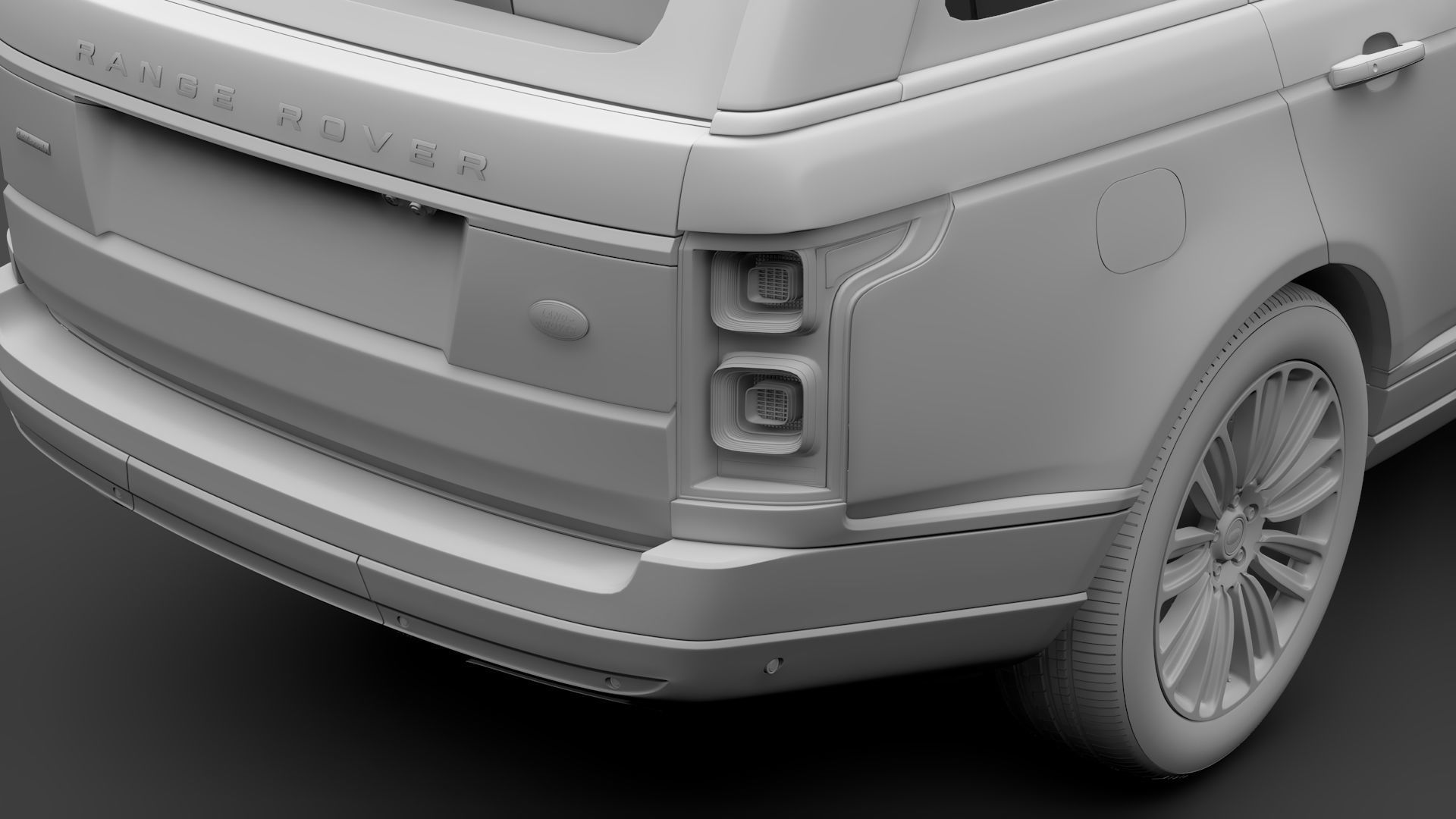 Range Rover Autobiography Hybrid L405 2018 3D model_16