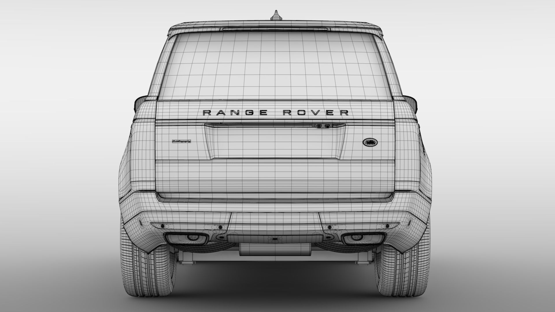 Range Rover Autobiography Hybrid L405 2018 3D model_19