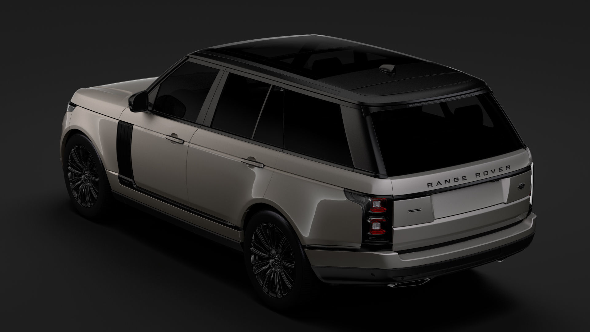 Range Rover Autobiography Hybrid L405 2018 3D model_6