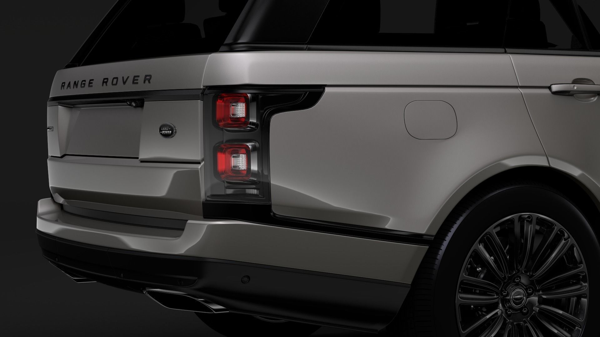 Range Rover Autobiography Hybrid L405 2018 3D model_7