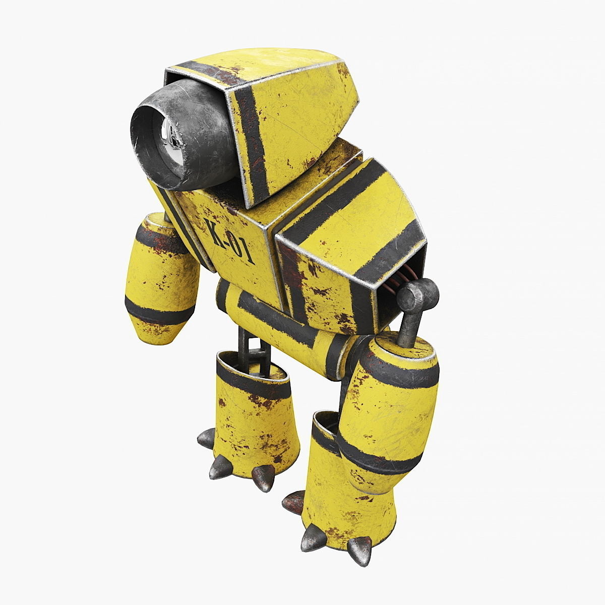 Robot K-01 3D model_4
