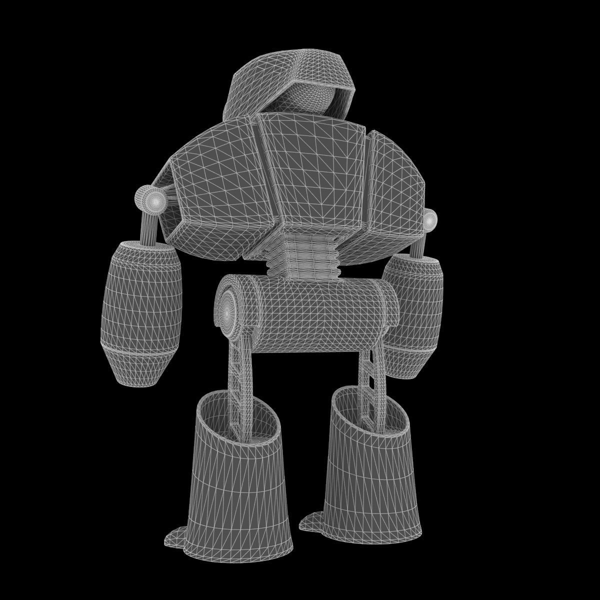 Robot K-01 3D model_6