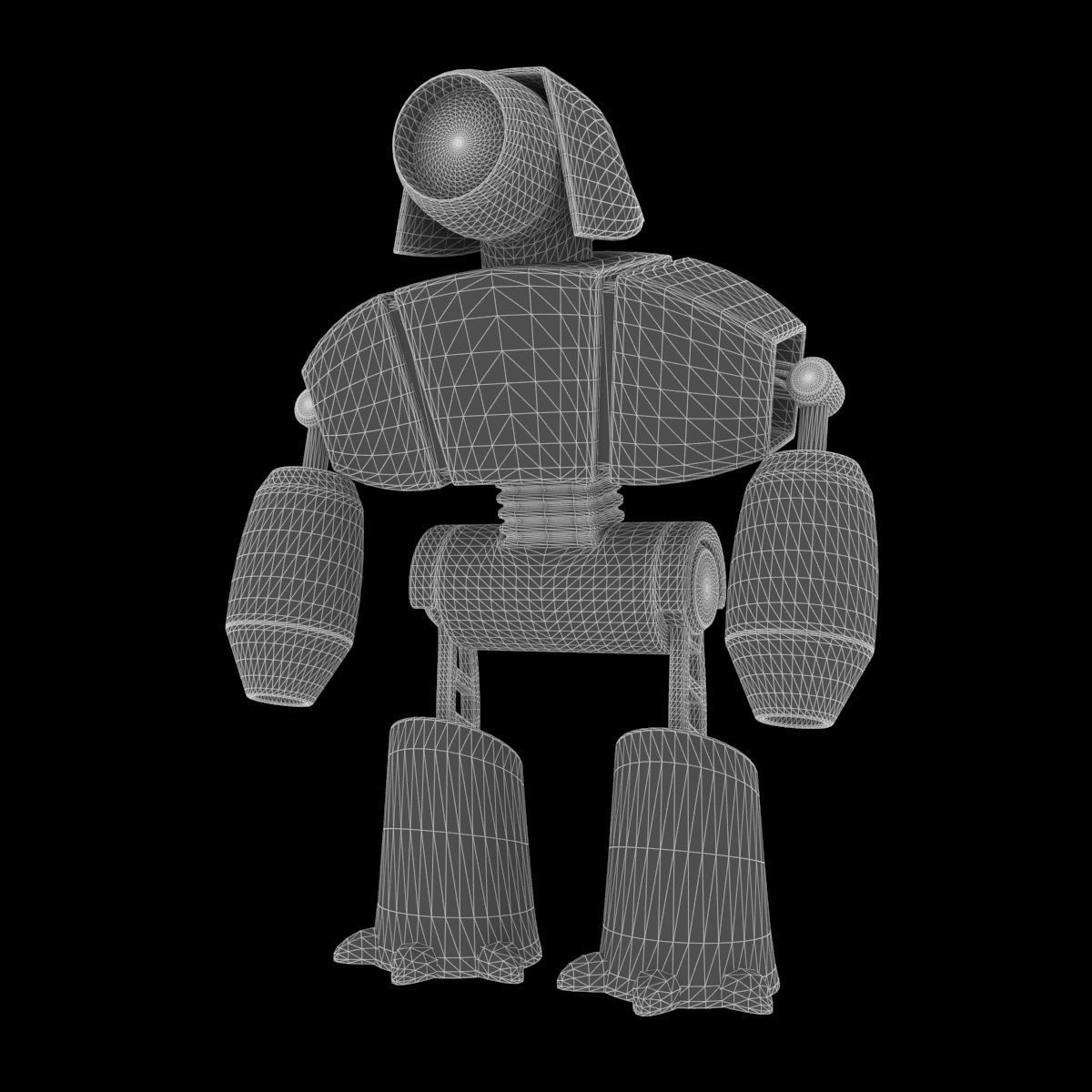 Robot K-01 3D model_5