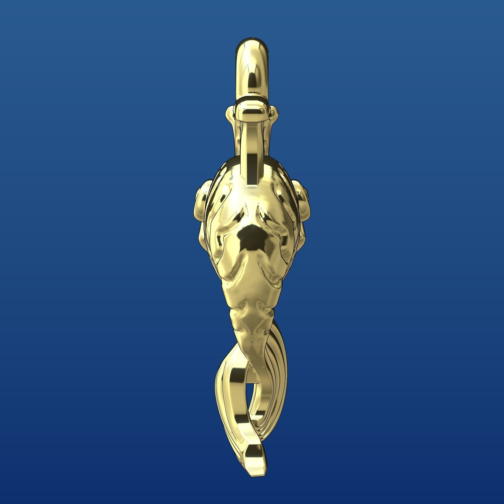 Goldfish 3D print model_6