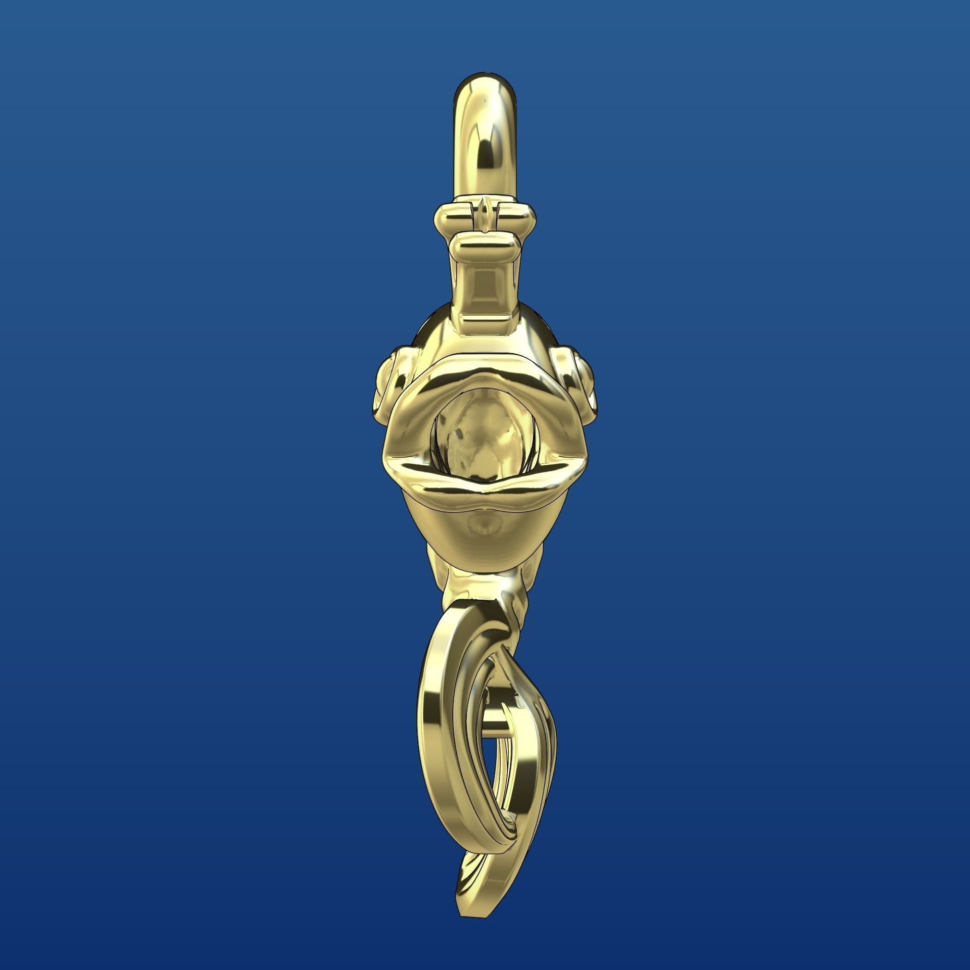 Goldfish 3D print model_4