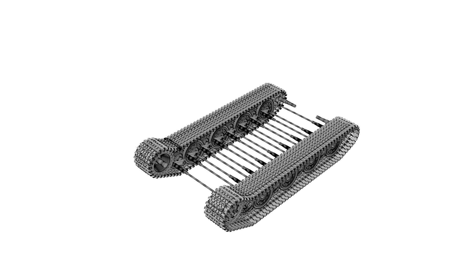 Panzerkampfwagen VI Sd kfz 181 Tiger I ausf E Late production 3D model_35