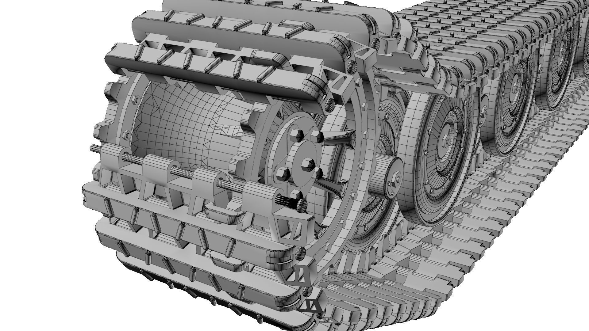 Panzerkampfwagen VI Sd kfz 181 Tiger I ausf E Late production 3D model_54