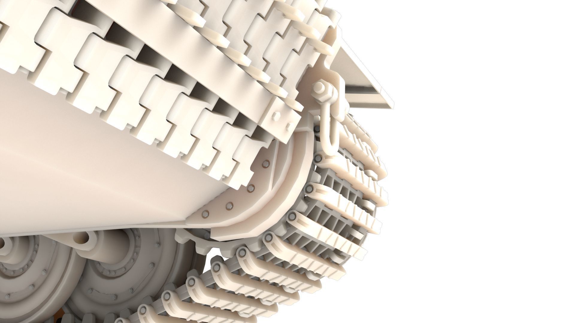 Panzerkampfwagen VI Sd kfz 181 Tiger I ausf E Late production 3D model_10