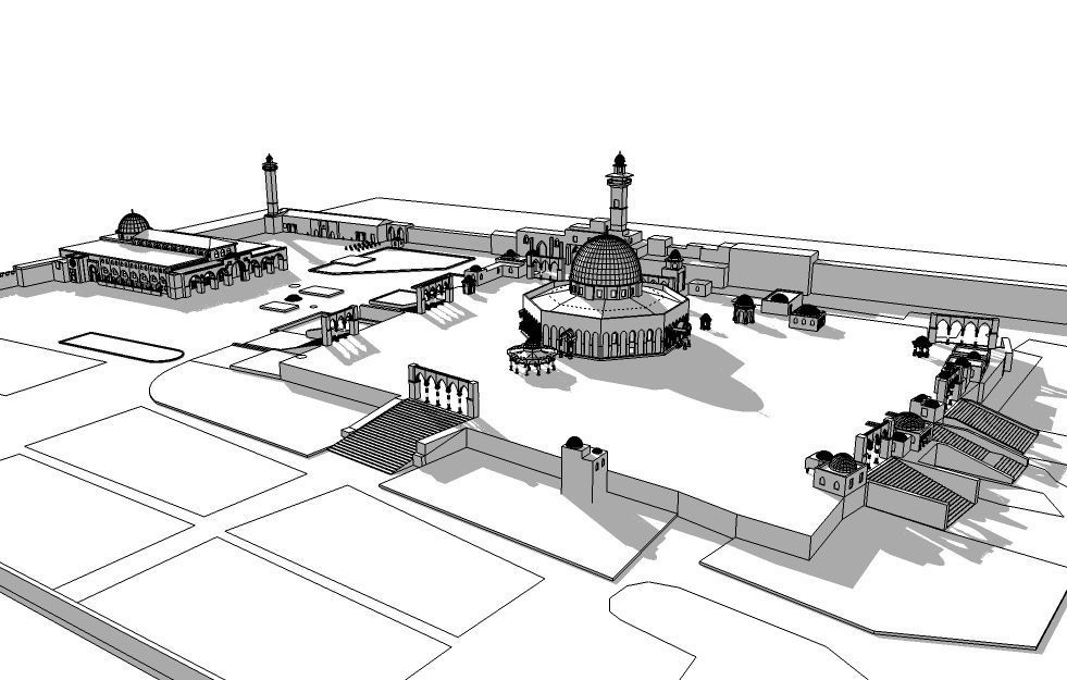 Al-Aqsa Mosque  3D model_11