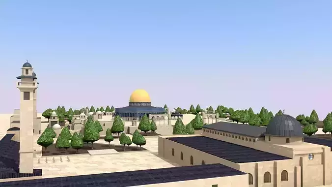 Al-Aqsa Mosque  3D model