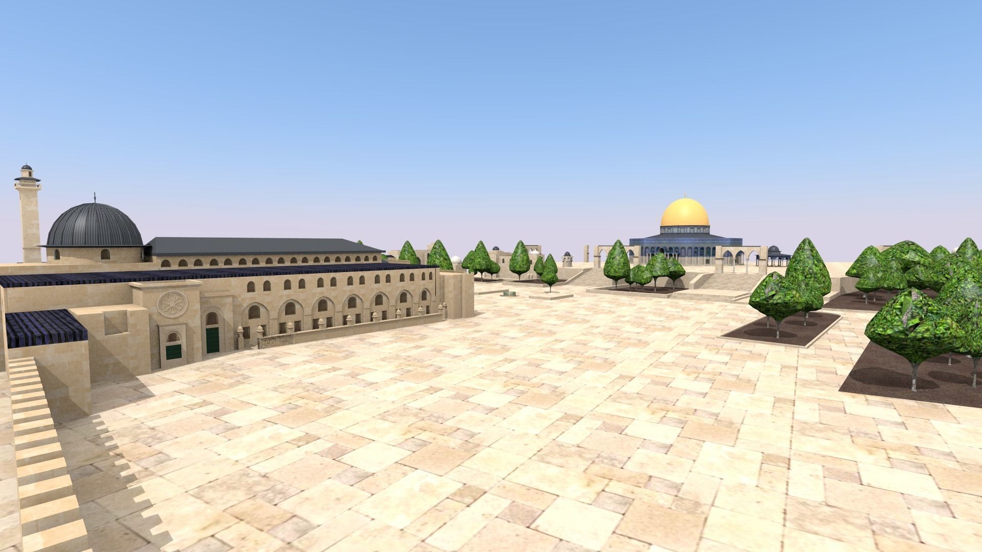 Al-Aqsa Mosque  3D model_2