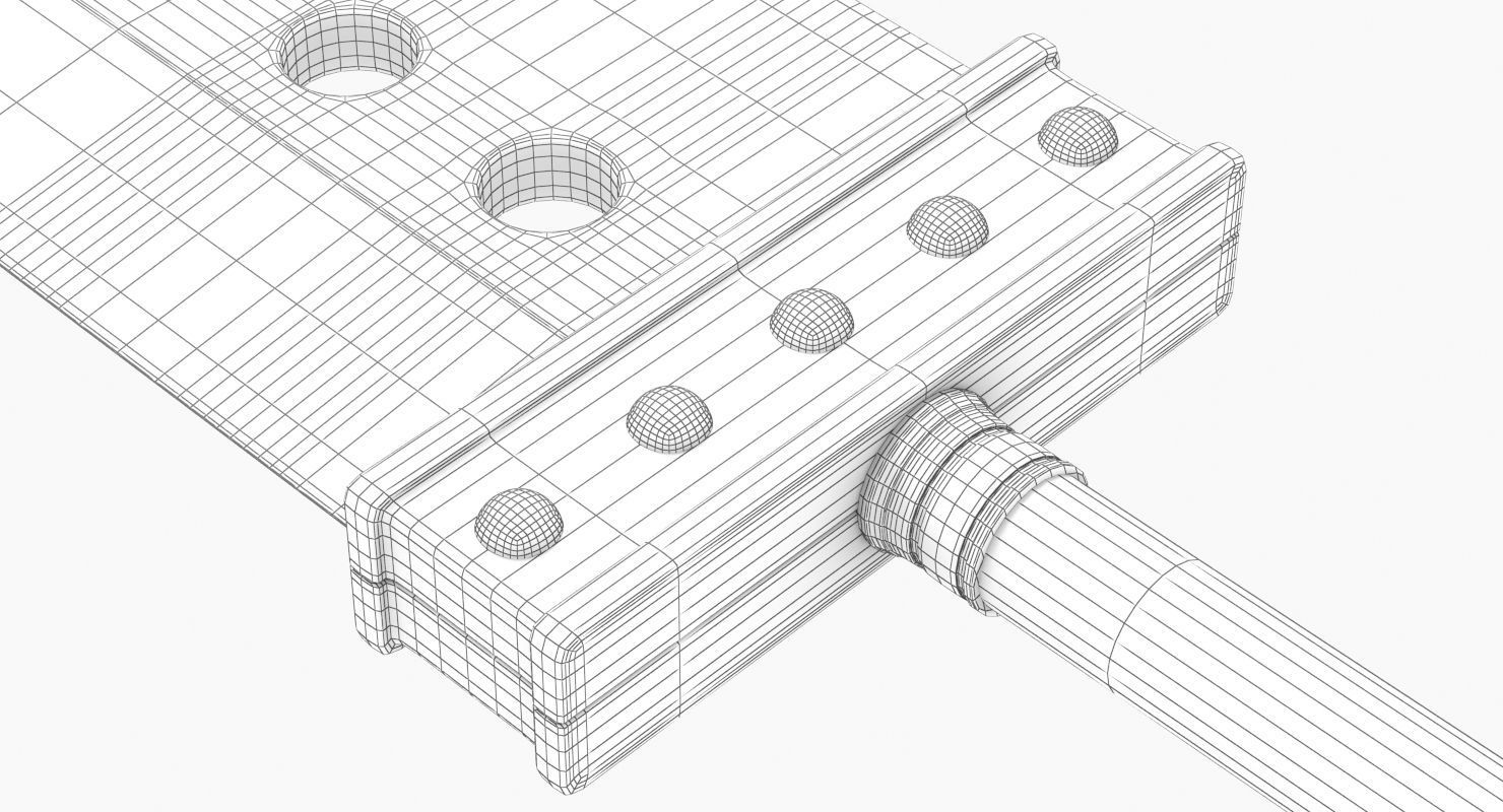 Buster Sword 3D model_15