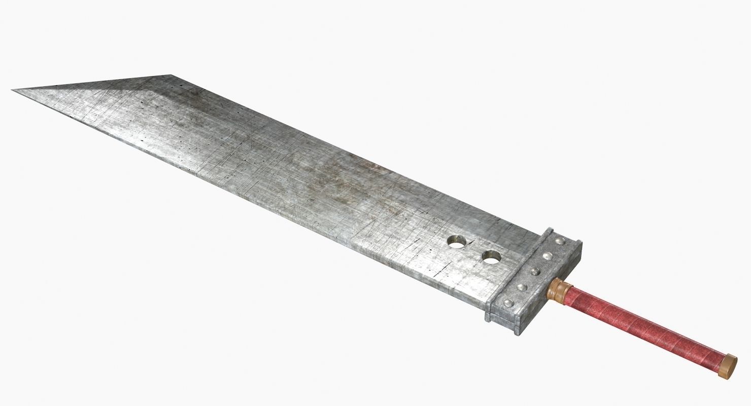 Buster Sword 3D model_9