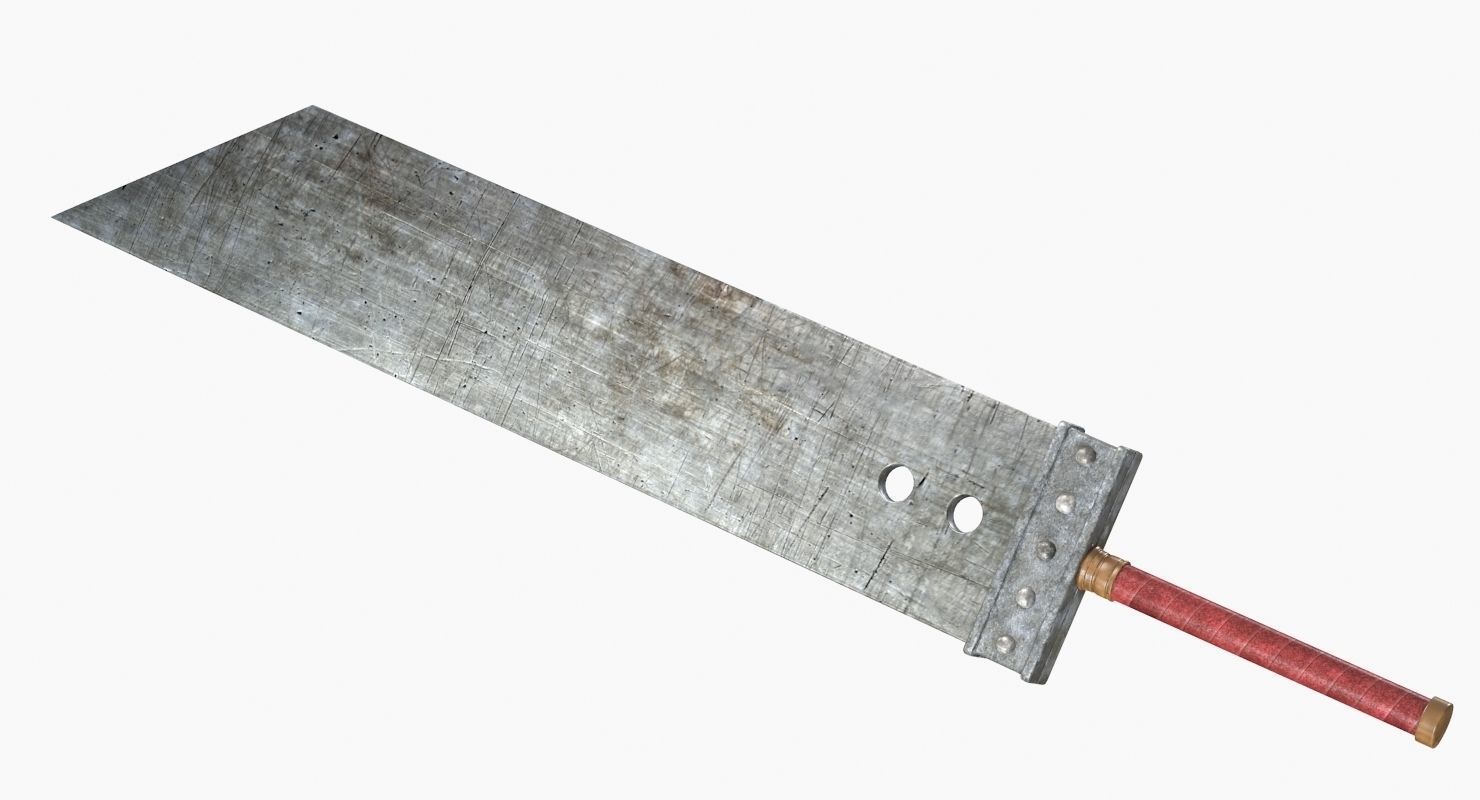 Buster Sword 3D model_8