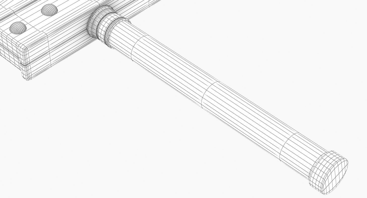 Buster Sword 3D model_14