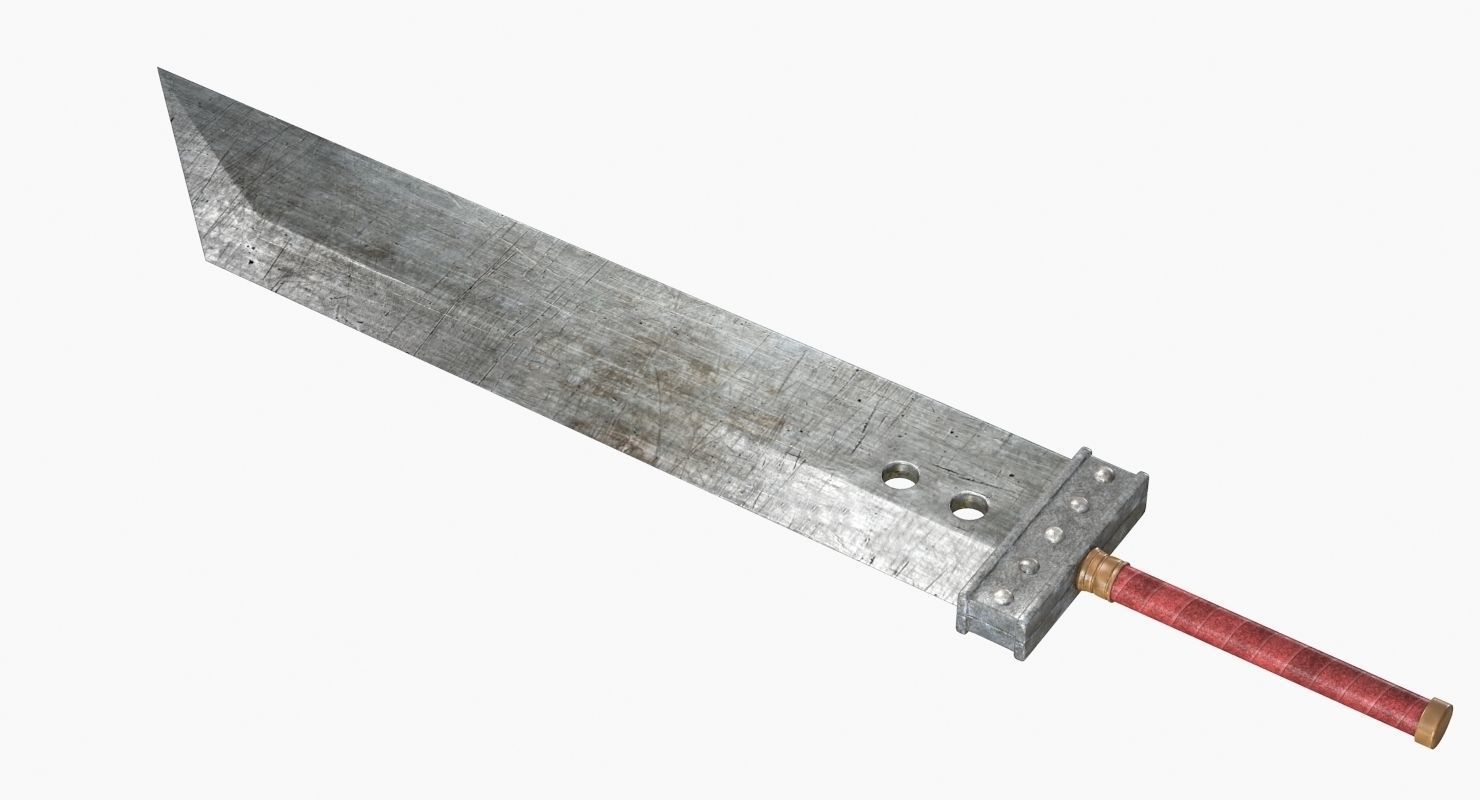 Buster Sword 3D model_5