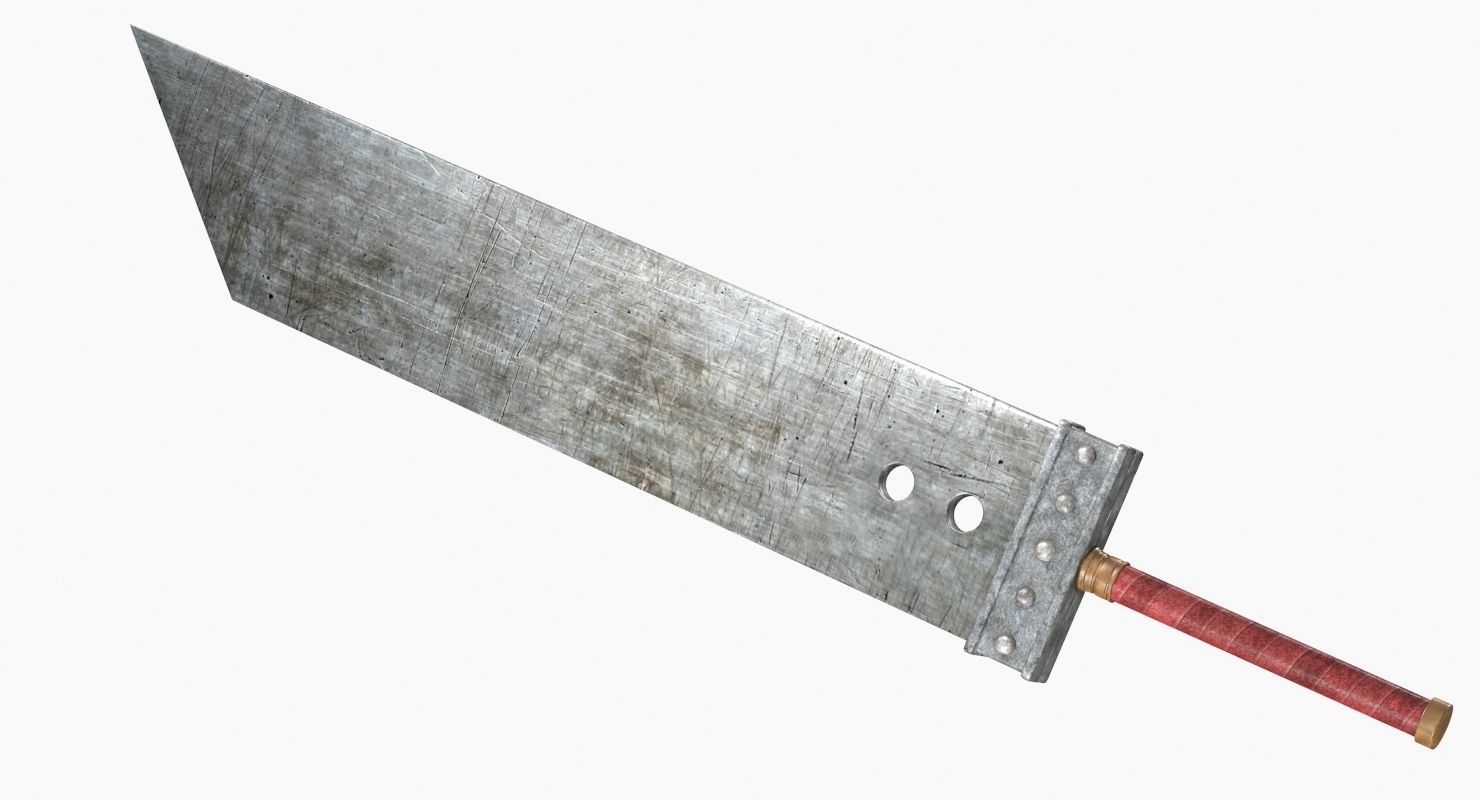 Buster Sword 3D model_12