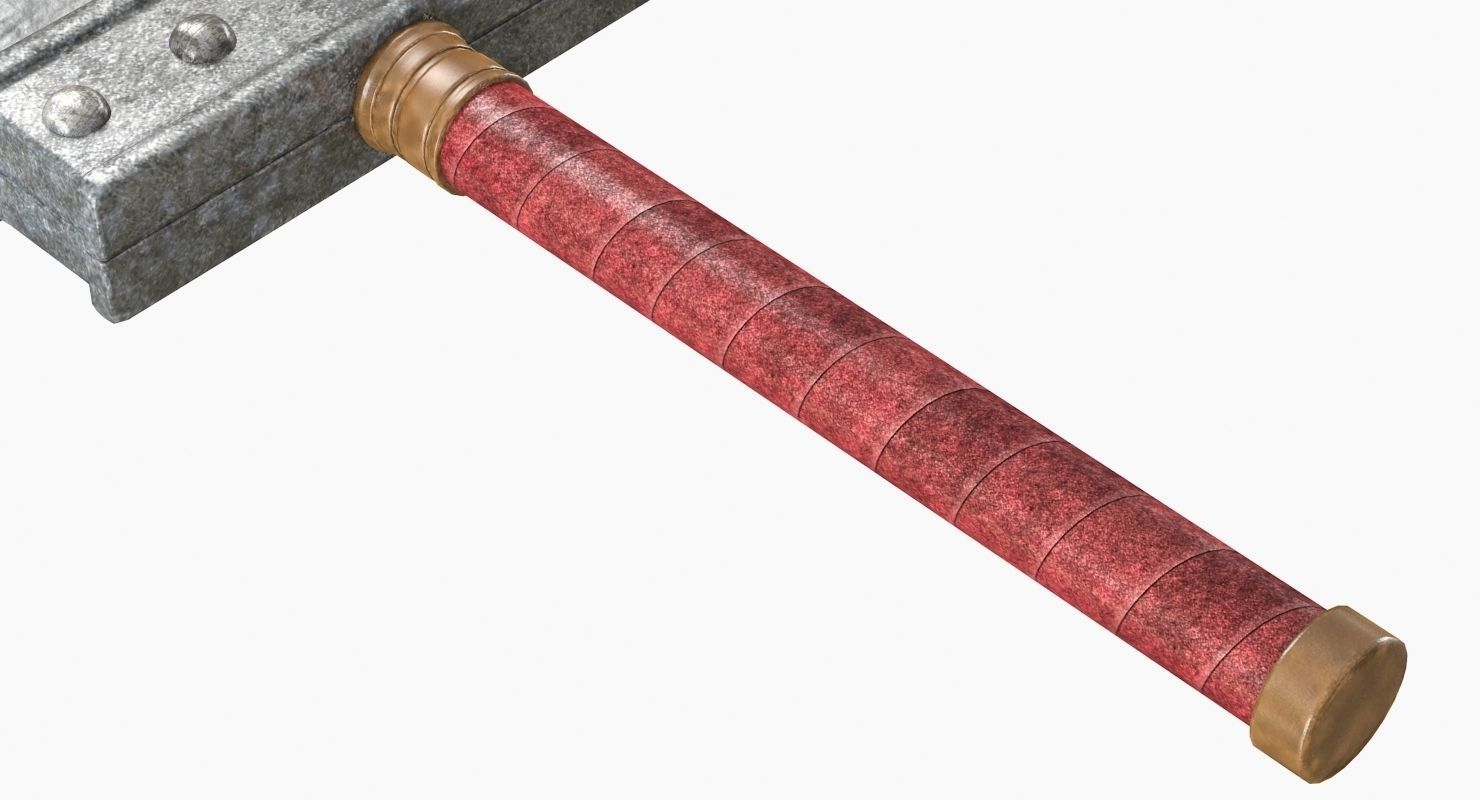 Buster Sword 3D model_1