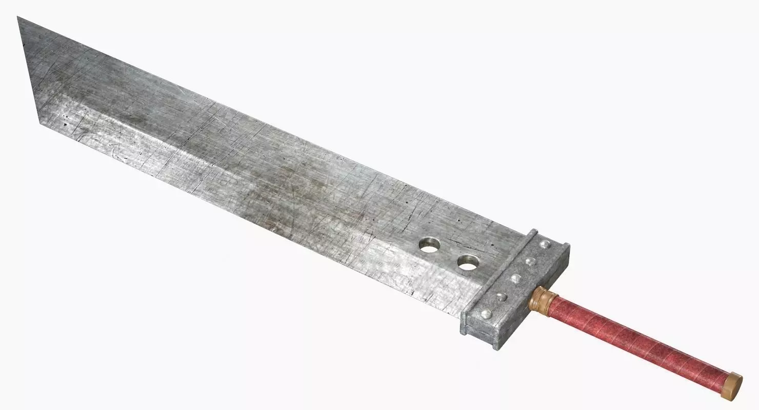 Buster Sword 3D model_0