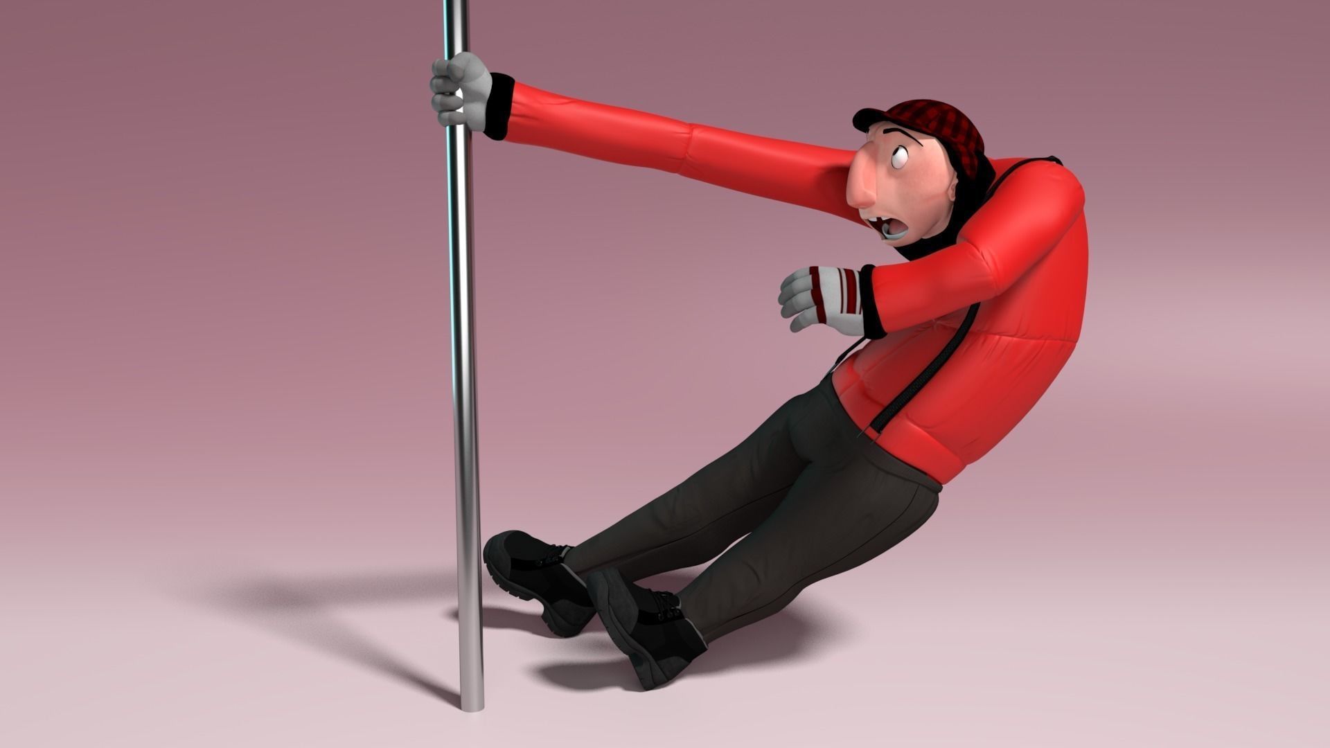 Maya Character Rig - Piers Free 3D model_6