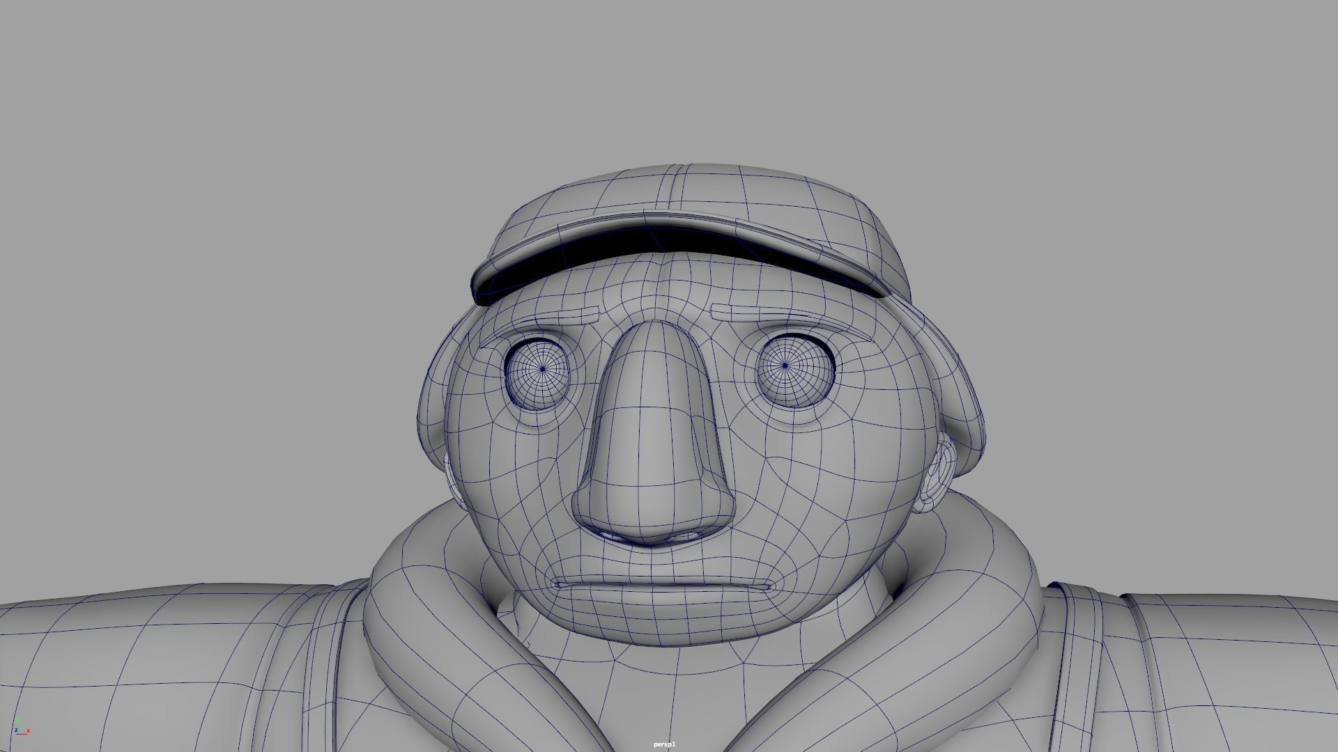 Maya Character Rig - Piers Free 3D model_8