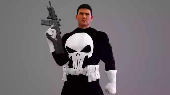 The Punisher Classic 3D model