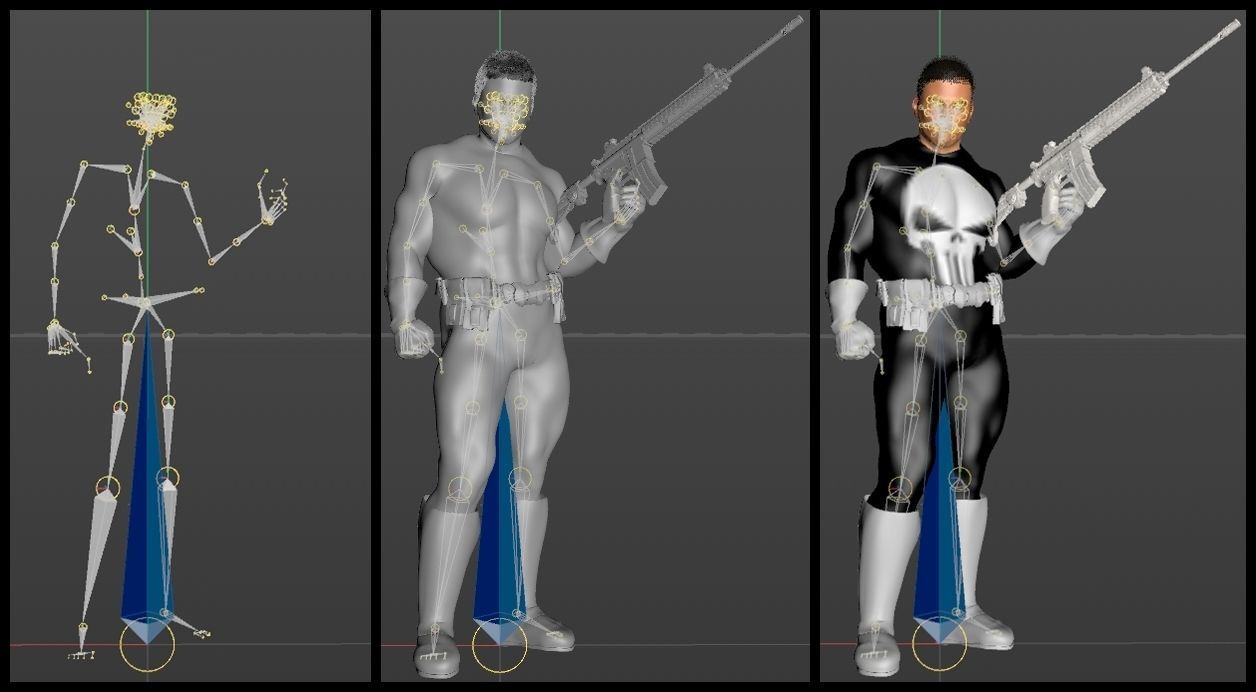 The Punisher Classic 3D model_9