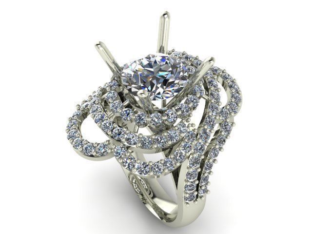 Ring T00403 3D print model_1