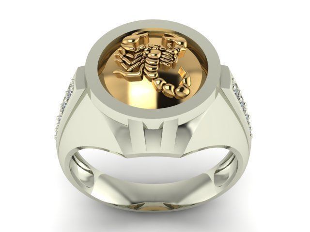 Ring T00404 3D print model_1