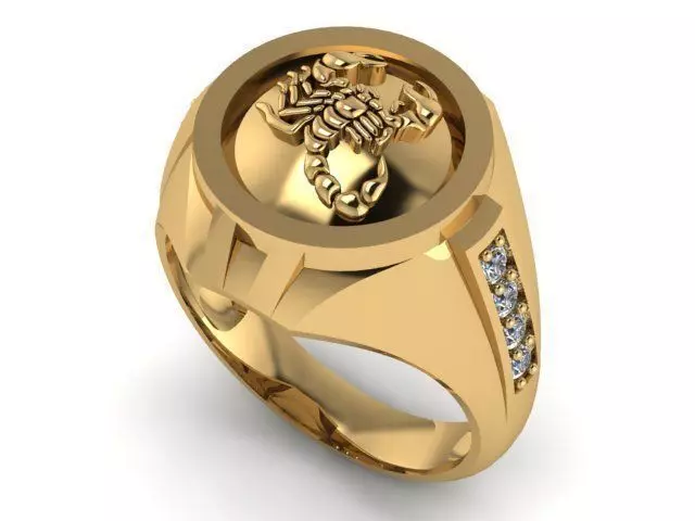 Ring T00404 3D print model_0