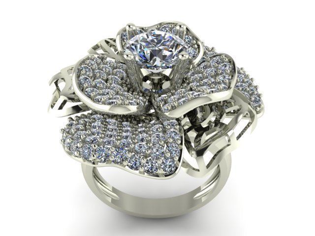 Ring T00405 3D print model_1