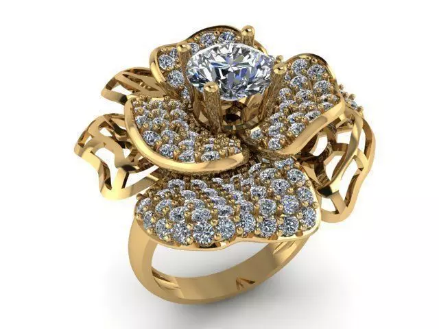 Ring T00405 3D print model_0