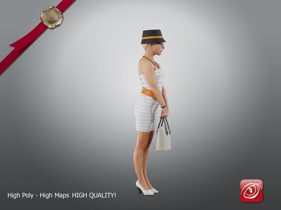 Casual Female A CC 21 30 007 3D model_3