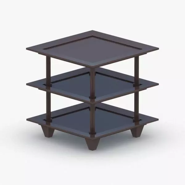 0374 - Coffee Table Low-poly 3D model_0