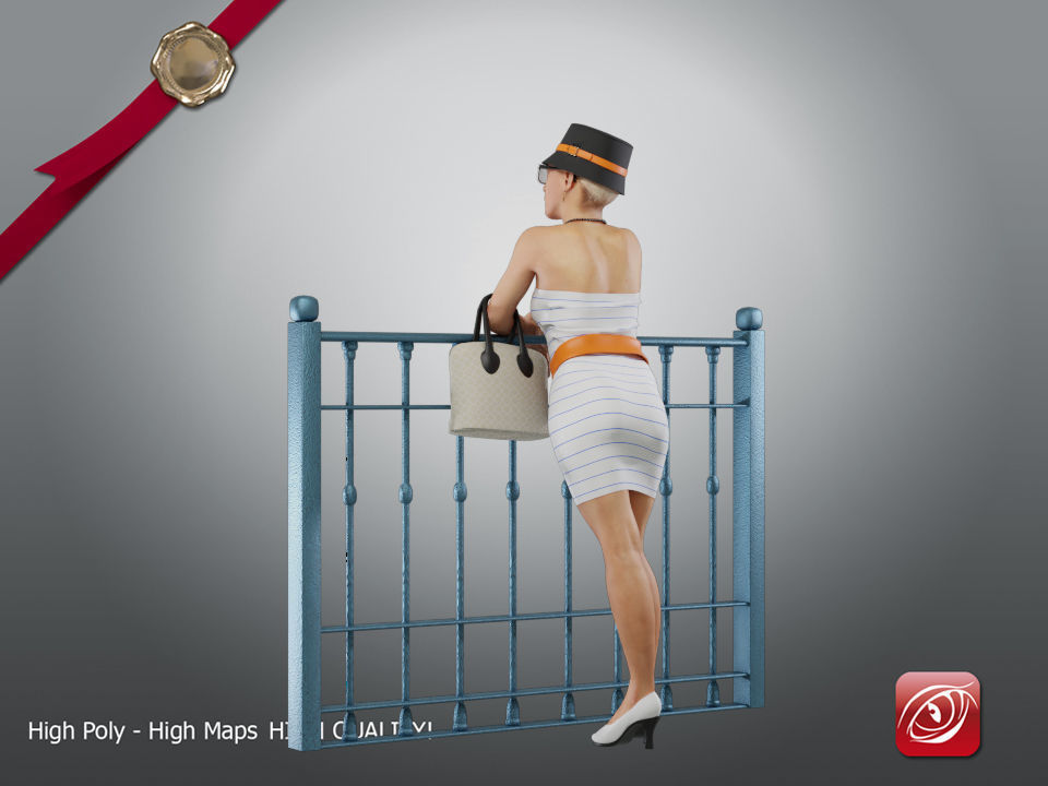 Casual Female A CC 21 30 010 3D model_7