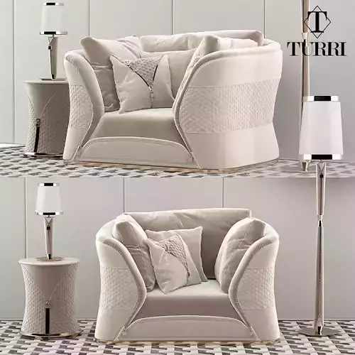 Turri Vogue armchair set