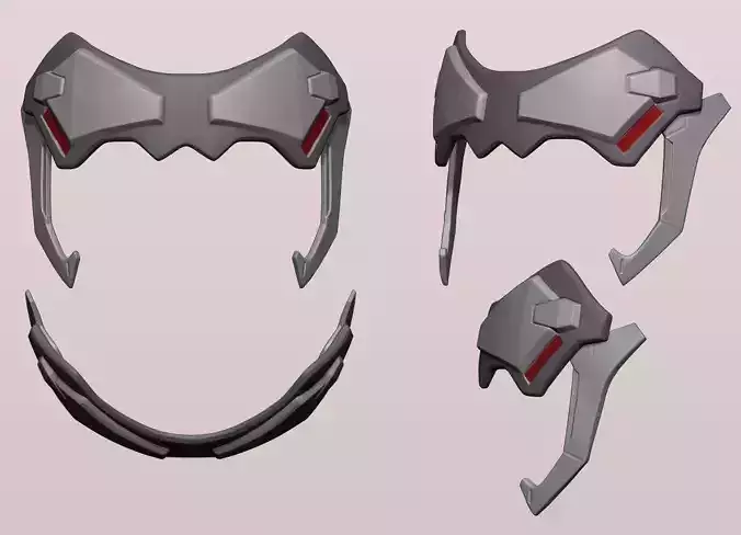 Widowmaker Talon Visor 3D print model Overwatch