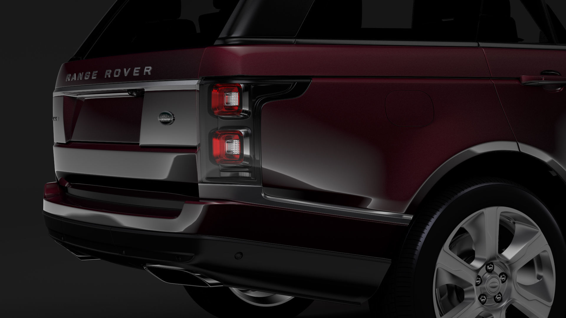 Range Rover HSE Td6 L405 2018 3D model_5