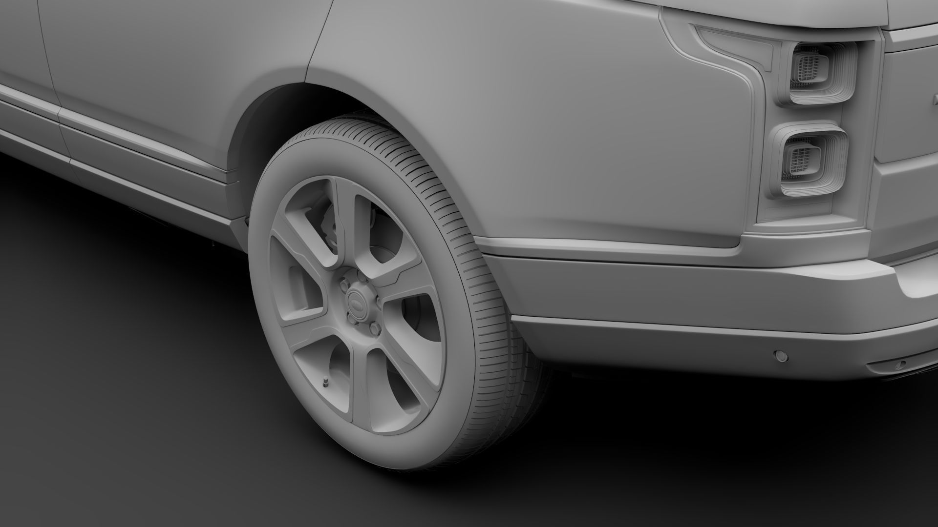 Range Rover HSE Td6 L405 2018 3D model_14