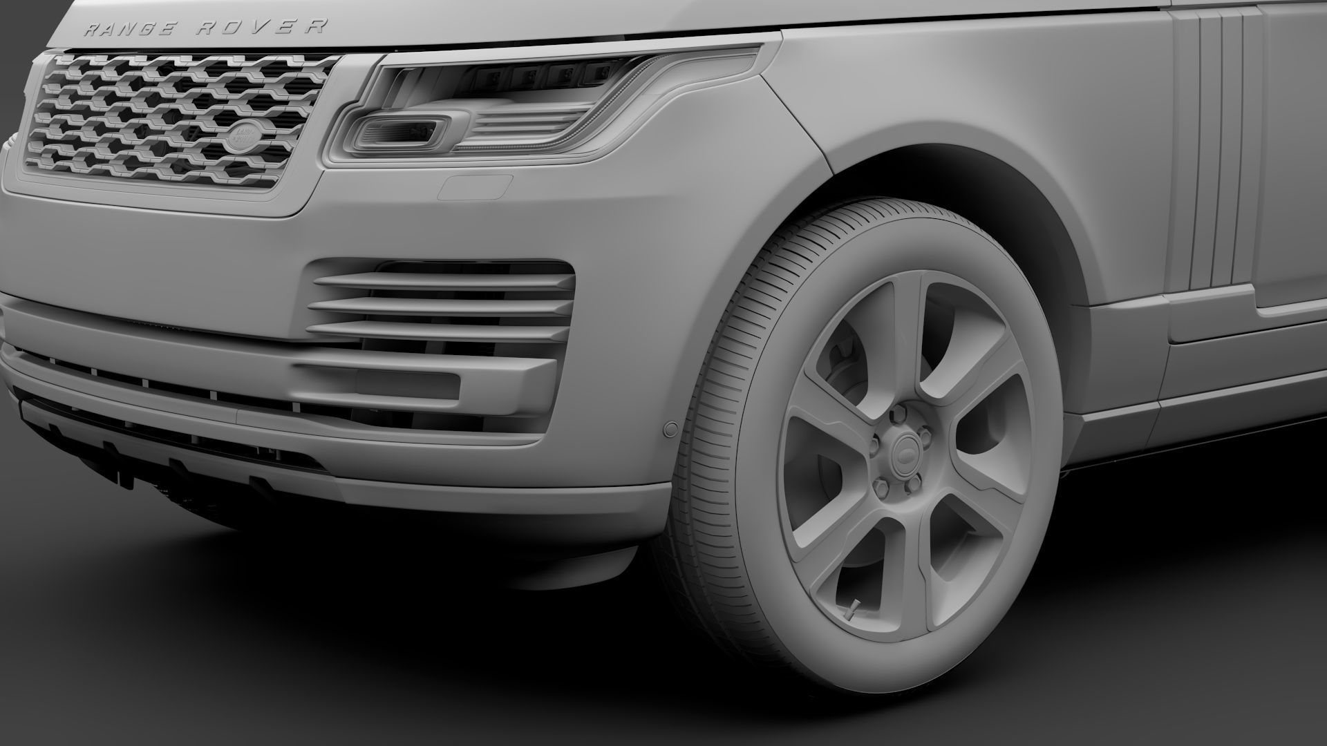 Range Rover HSE Td6 L405 2018 3D model_11