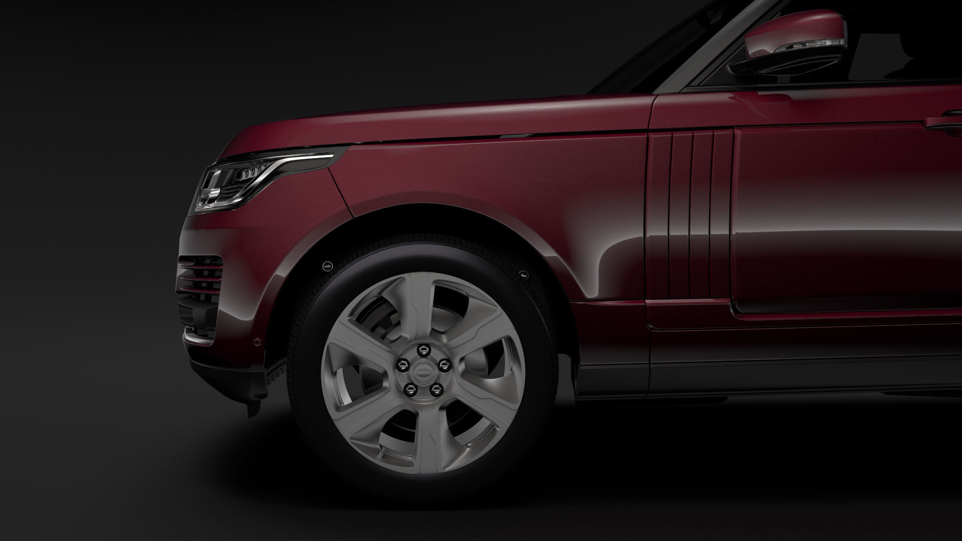 Range Rover HSE Td6 L405 2018 3D model_9