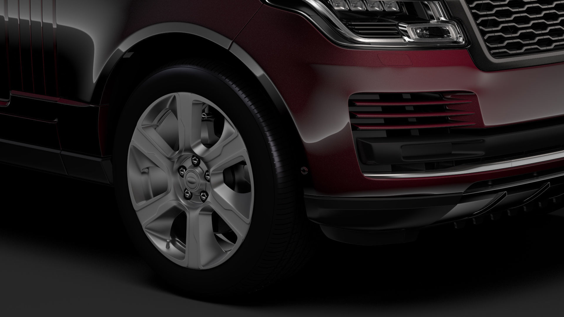 Range Rover HSE Td6 L405 2018 3D model_2