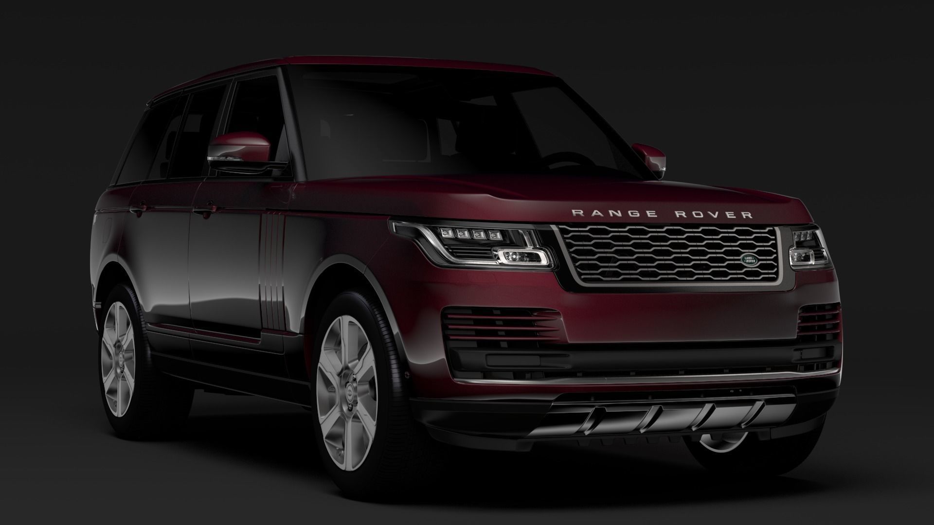 Range Rover HSE Td6 L405 2018 3D model_4