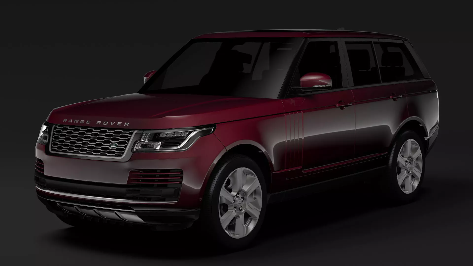 Range Rover HSE Td6 L405 2018 3D model_0